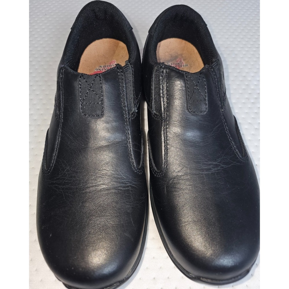 Mens 7.5 Wms 8.5 Eu 40 Red Wing ComfortPro 8706 Slip-On Work Shoes Black Leather